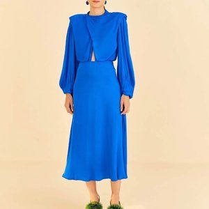 Blue FARM Rio Dress Size Small (NWT)